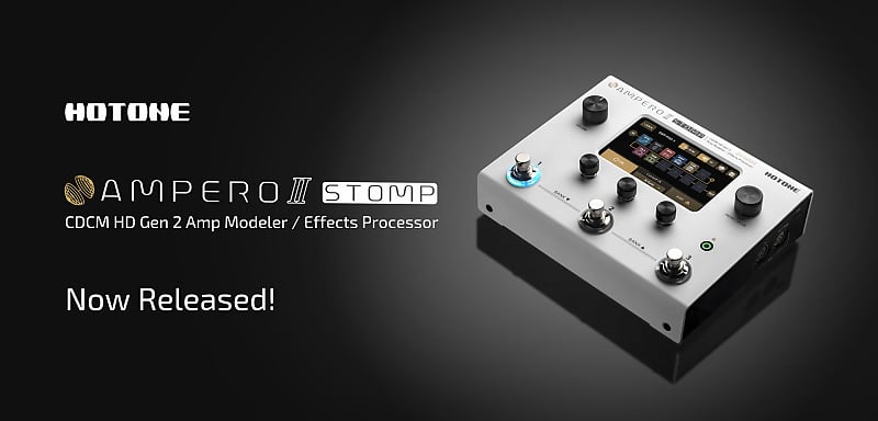 Hotone MP-300 Ampero II Stomp Amp Modeler / Effects Hotone MP-300 Ampero II Stomp Amp Modeler / Effects
