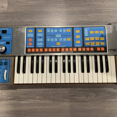 Moog Source Monophonic Analog Synthesizer with Patch Memory 1981 - 1985 - Blue
