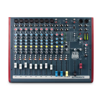 Allen & Heath ZED60-14FX Compact Live and Studio Mixer with Digital FX and USB Port image 3