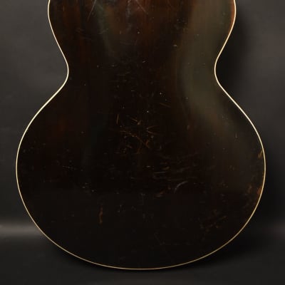 c. 1935 Cromwell By Gibson G-4 Archtop Acoustic Sunburst image 4