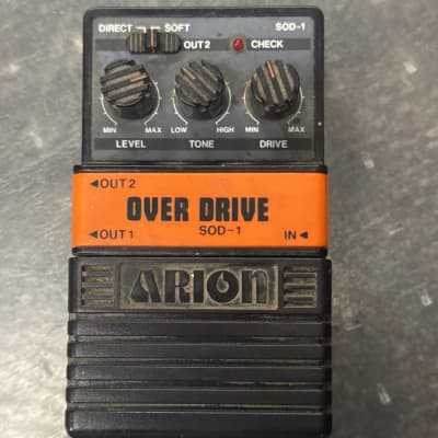 ギター ARION OVERDRIVE SOD-1 JUNK Arion SOD-1 Over Drive Guitar Pedal No adapter from