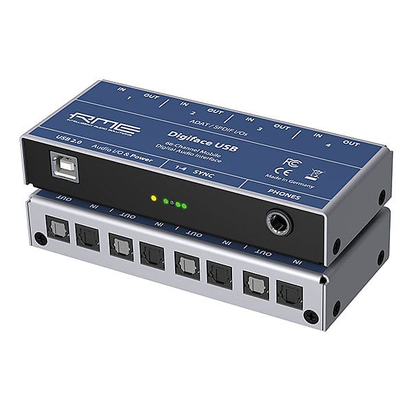 RME Digiface USB 66-Channel ADAT to USB Optical Audio Interface 4260123362287 image 1