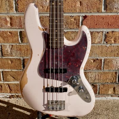 Fender Mexico Flea Jazz Bass Shell Pink - Free Shipping* | Reverb