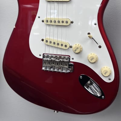1998 Fender Stratocaster ST-54DEX '54 Reissue- MIJ - Candy Apple Red image 2