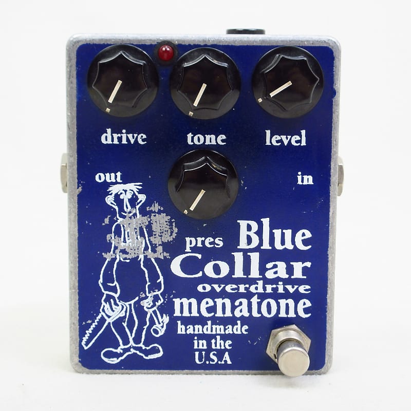 初期ロットMENATONE BlueCollar overdrive Blue Collar PTP | menatone