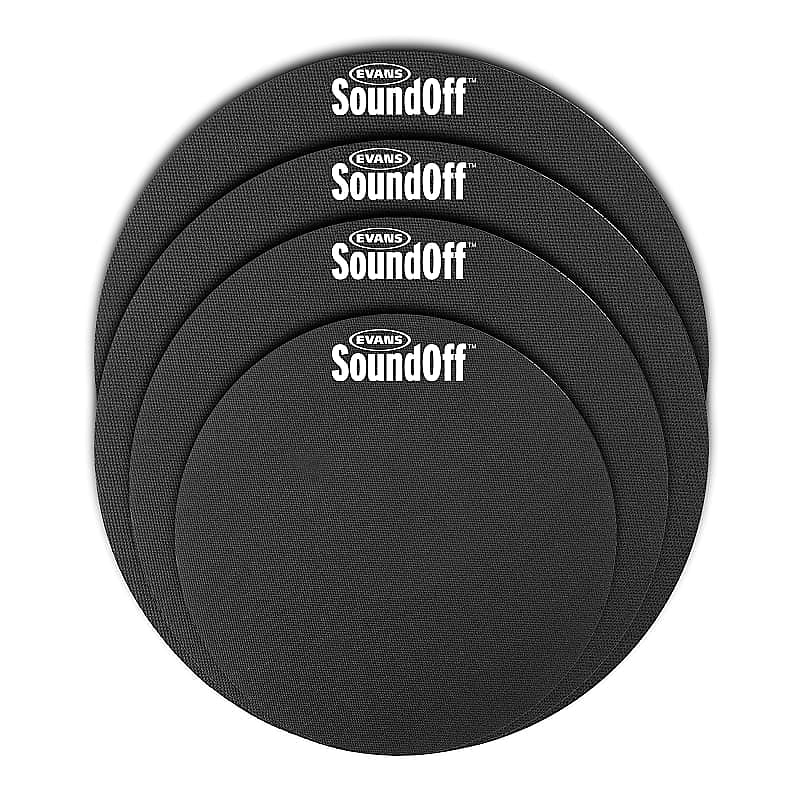 Evans SO-0244 SoundOff Drum Mute Pack - Fusion (10,12,14,14") image 1