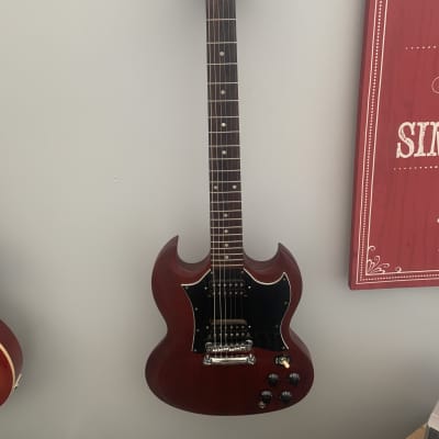 Gibson SG special 2008 - Burgundy Faded image 1