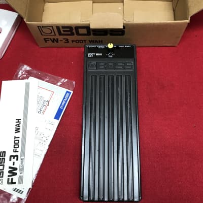 Boss FW-3 Foot Wah in the original box with manual, warranty