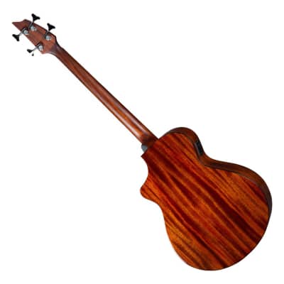 Breedlove Discovery S Concert Edgeburst CE Sitka Acoustic Electric Bass Guitar image 5