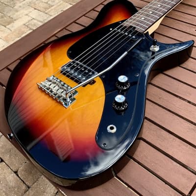 Aria Pro II Jet B'Tone 3 Tone Sunburst Baritone Electric | Reverb