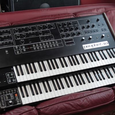 Sequential Prophet 10 Rev3 61-Key Dual Keyboard 10-Voice Polyphonic  Synthesizer 1980 - 1984
