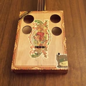 Allegheny Folk Instruments #10 Four String Fretless Cigar Box Guitar image 1