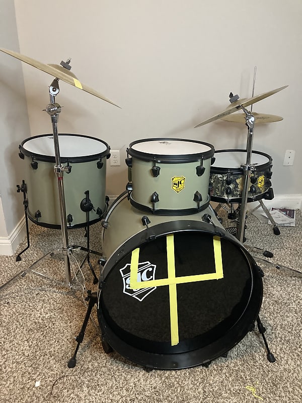 SJC Twenty One Pilots Josh Dun Bandito Trench Full Drum Kit and Accessories