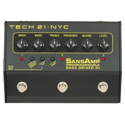 Tech 21 Sansamp Programmable Bass Driver | Reverb