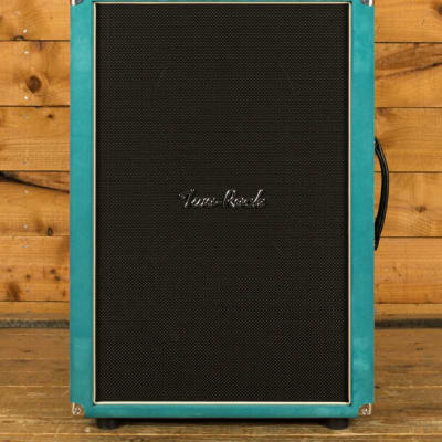 Two Rock Classic Reverb Signature 50 Watt Head & 2x12 Cab - Teal Suede B Stock image 2