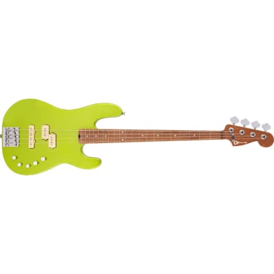 Charvel Pro-Mod San Dimas Bass PJ IV - Lime Green Metallic for sale