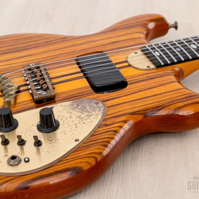 1981 Alembic Distillate Vintage Electric Guitar Zebrawood
