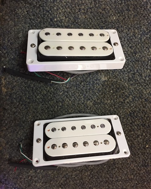Gibson 496R & 500T pickups + wiring harness 2013 White