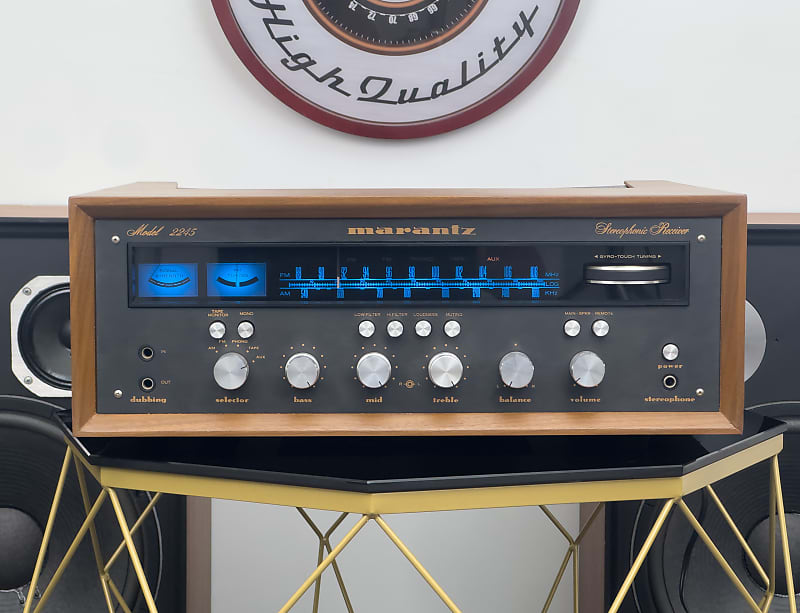 MARANTZ 2245 VINTAGE RECEIVER – SERRVICED-1YEAR WRT– FREE TO CHOOSE WC&#039;S COLORS  			