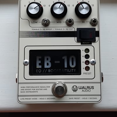 Walrus Audio EB-10 Preamp/EQ/Boost pedal for sale