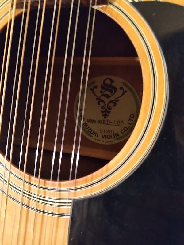 Vintage Suzuki WT-100 12 String Guitar Martin Copy FREE | Reverb