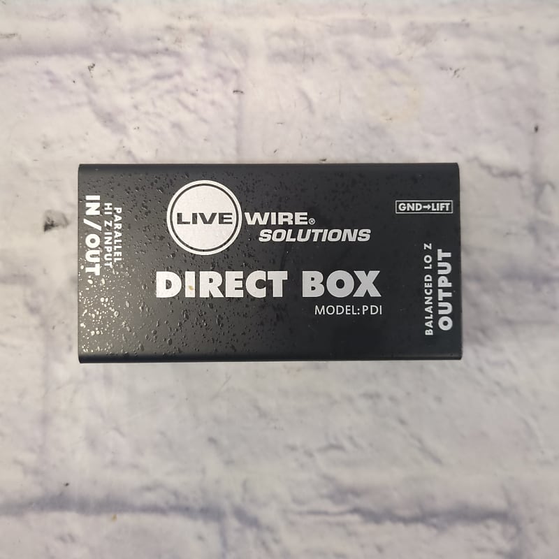 Livewire PDI Direct Box Audio Interface Reverb