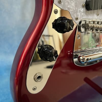 2010 Fender Japan MG-69 Mustang Old Candy Apple Red MIJ LH Left image 15