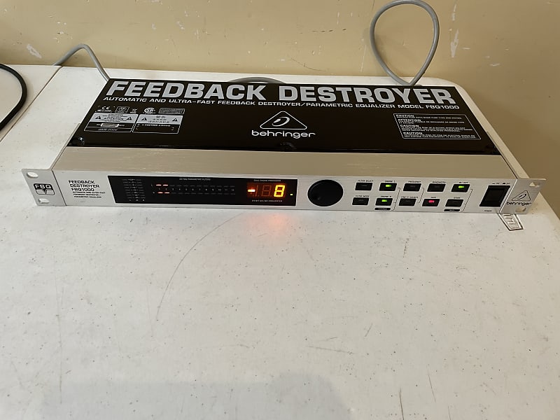 Behringer FBQ1000 Automatic Feedback Destroyer | Reverb