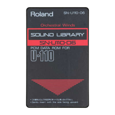 Roland SN-U110-06 Orchestral Winds Sound Library [USED]