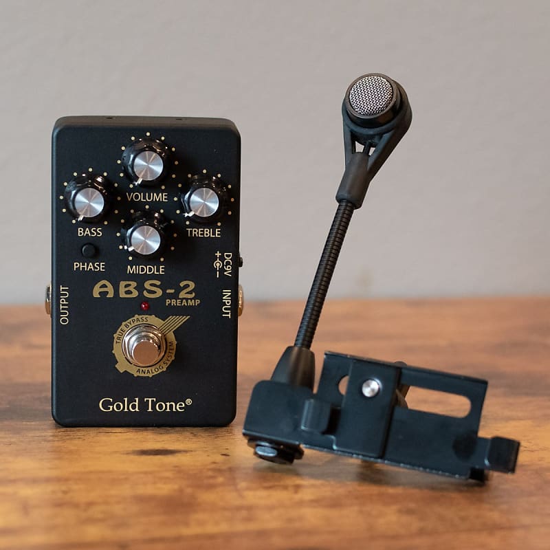 Gold Tone ABSD BanjoResonator Guitar Mic (Dynamic) Reverb