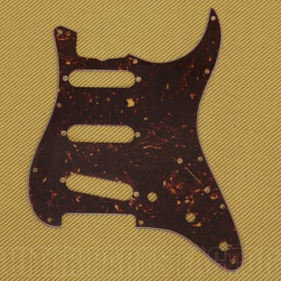 099-1344-000 Genuine Fender '62 Tortoise Stratocaster/Strat Pickguard 0991344000