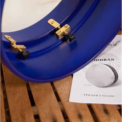 Roosebeck BTDP13L Tunable Ply Bodhran 13''X5'' with Tipper- Blue image 4