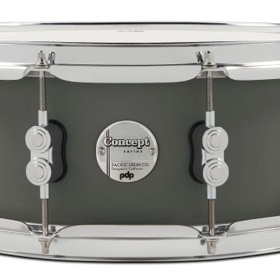 PDP Concept Maple Tom 18x16 - Satin Pewter | Reverb