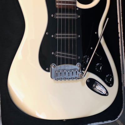 G&L USA Legacy Special White Gloss W/Blade Pickups & Case for sale