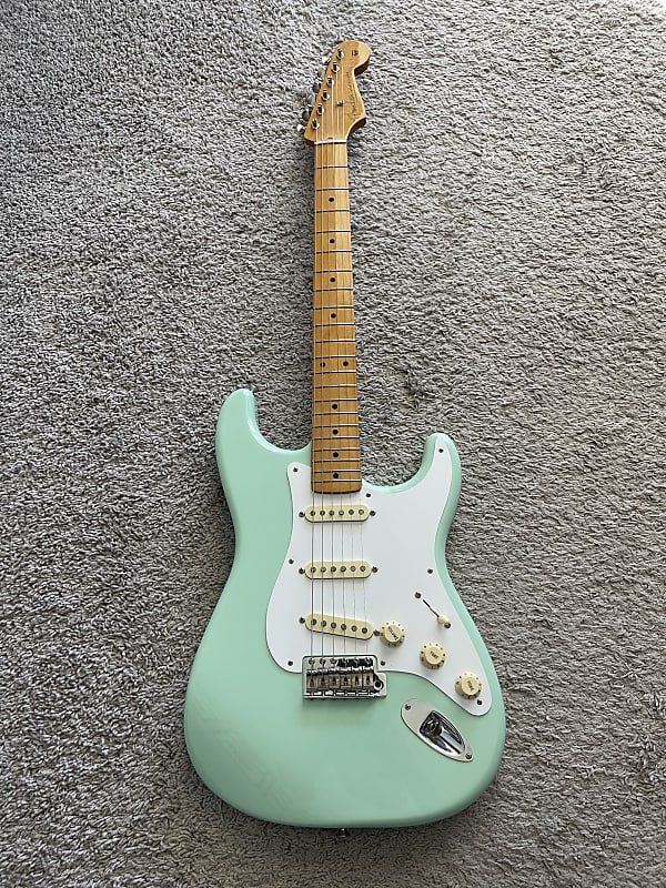 Fender Classic Series ‘50s Stratocaster 2018 MIM Surf Green Maple FB Guitar image 1
