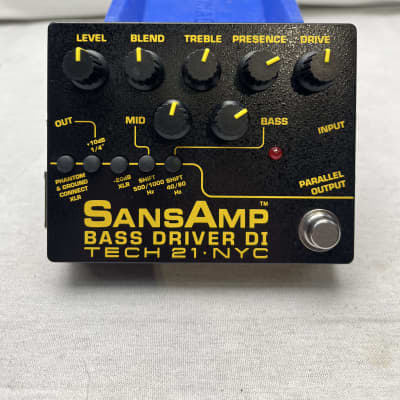 Tech 21 SansAmp Programmable Bass Driver DI v2 Pedal with Box | Reverb
