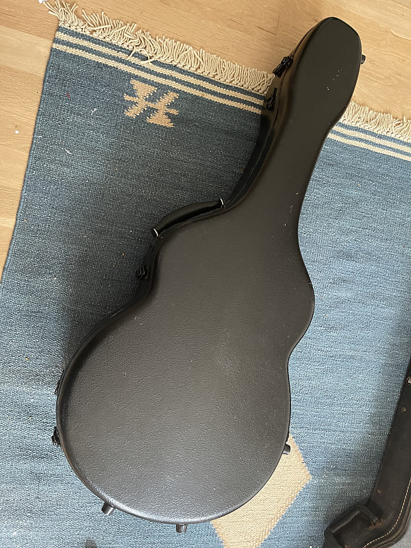 Hoffee custom Dreadnought guitar flight case Opaque Black Reverb