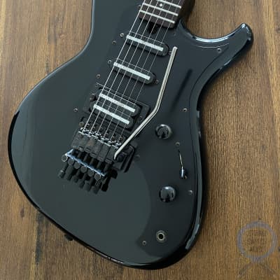 Aria Pro II Guitar, RS Hellcat, SUPER STRAT, Black, MIJ, 1986 image 1