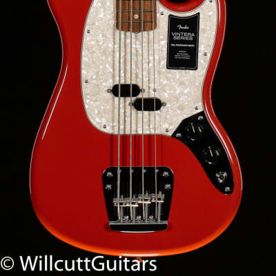 Fender Vintera '60s Mustang Bass Pau Ferro Fingerboard Fiesta Red (264) image 3