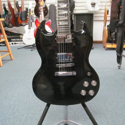 Gibson 2021 SG Modern Trans Black Fade with Deluxe Gibson Case for sale
