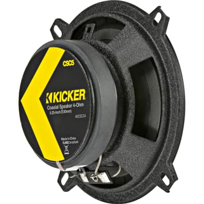 Kicker 46CSC54 Car Audio 5 1/4" Coaxial Full Range Stereo Speakers Pair CSC5 image 8
