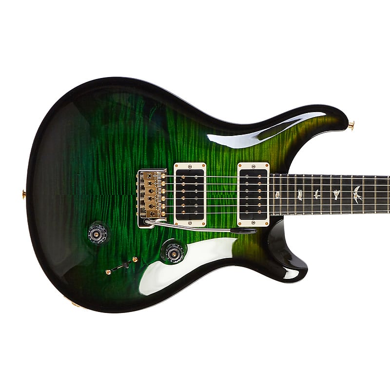 PRS Limited Edition Custom 24 10 Top Custom Colour Green Fade Smokeburst /  Ebony | Reverb Brazil