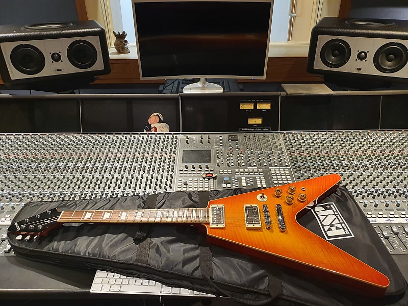 ESP Edwards Custom Flying V Artist Owned by FAMOUS guitarist, metal producer Andy Sneap! image 1