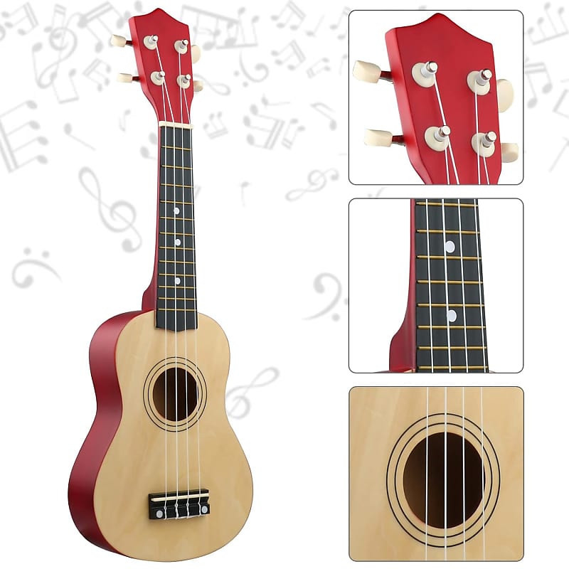 14€02 sur Ukulélé Starter 21'' Petite Guitare 4 Cordes pour Débutants  Etudiants - Instruments de musiques - Achat & prix