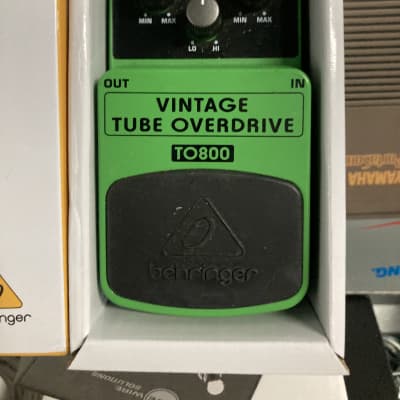 Behringer TO800 with box Vintage Tube Overdrive 2010s - Green Electric Guitar 808 Overdrive Pedal I Banez image 8