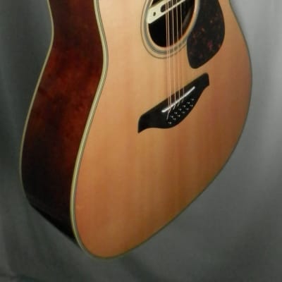 Yamaha FG720-12 12-string Dreadnought Acoustic Guitar w/ LR Baggs M80 Pickup + Gator case used image 8