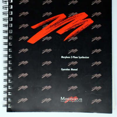 E-MU Systems Morpheus Operation Manual 1990s