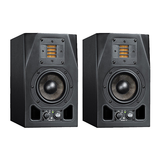 ADAM Audio A3X Active Nearfield Monitors (Pair) Black image 1