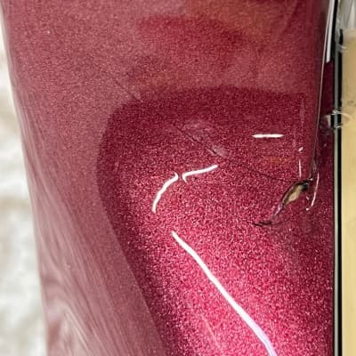 D'Angelico Premier Bedford SH Semi Hollow Electric Guitar, Oxblood w/Gig Bag image 4
