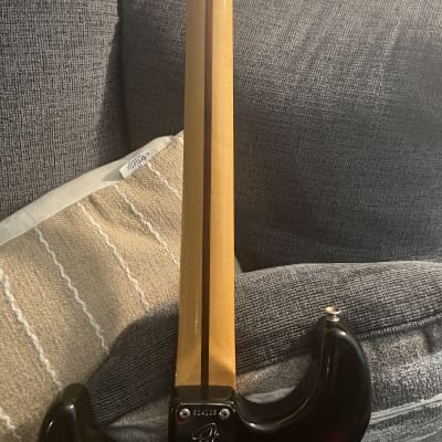 1973 Fender Stratocaster Hardtail Featherweight with 3-Bolt Neck, Maple Fretboard 1971 - 1977 - Sunburst image 6